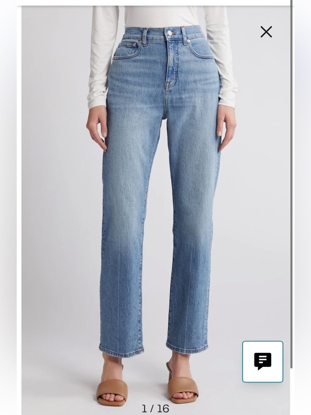 Madewell ‘90s Straight Jean 27P in Rondell